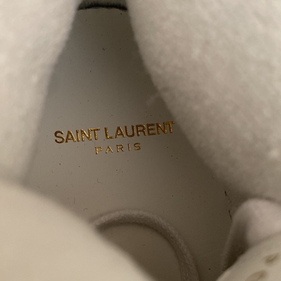 SL80 Saint Laurent white high tops - Picture 8 of 8